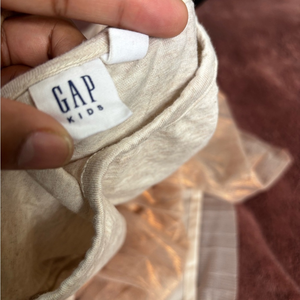 Gap Cream and Tan Kids Dress - Picture 6 of 9